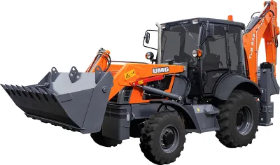 Экскаватор-погрузчик TLB845 (2025 г.в.): разновеликие колеса
