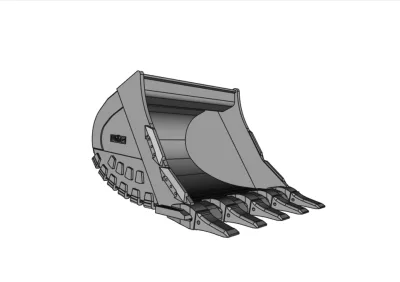 Ковш скальный сверхусиленный UMG A4-RDX-2.2-31 для экскаватора